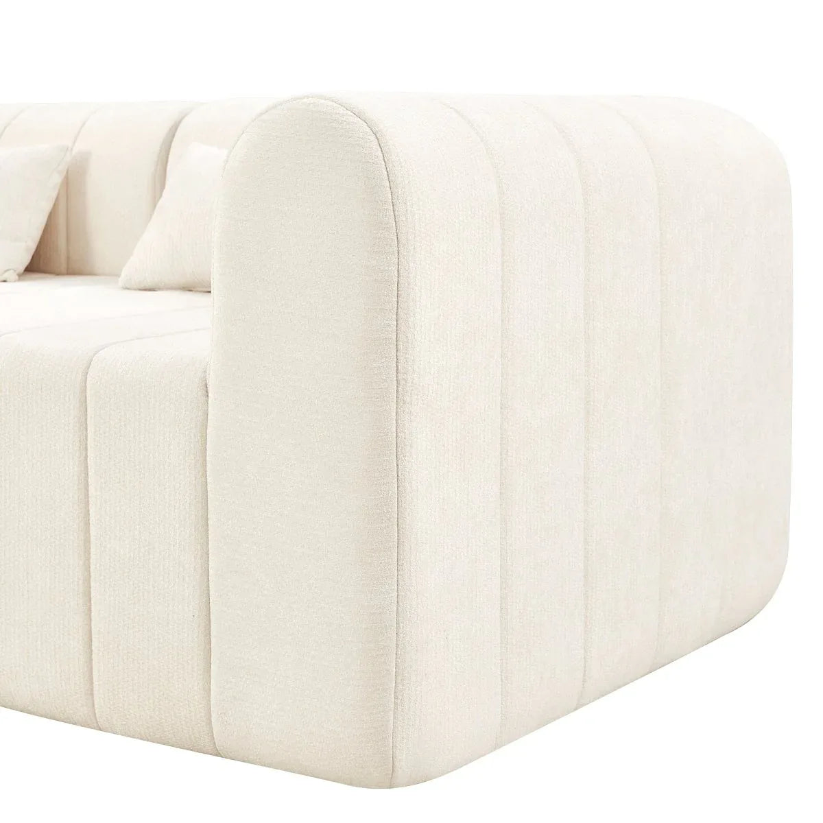 145-Inch 4-Seat Modular Foam Polyester Sectional Sofa - Omega Lifestyles