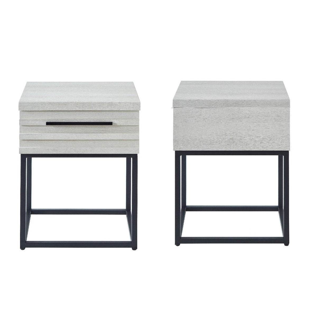 2-Piece Plush Upholstered Platform Bed Frame Set - Sleep Galleria