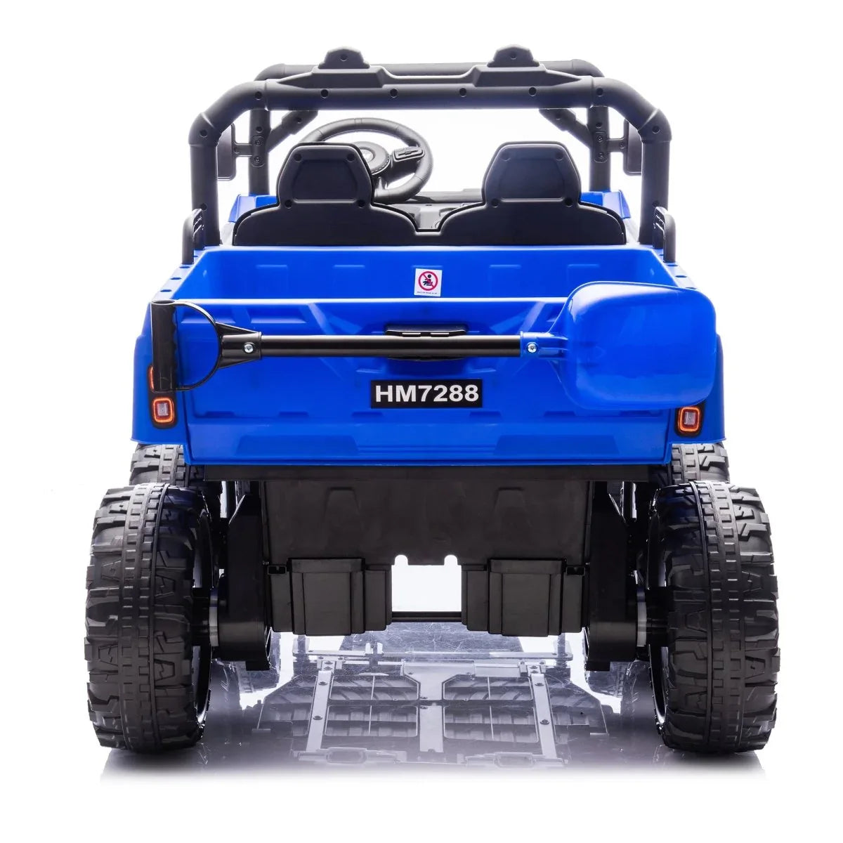 24-Inch Two-Seater 24V Kids Ride-On Electric Dump Truck - Omega Lifestyles