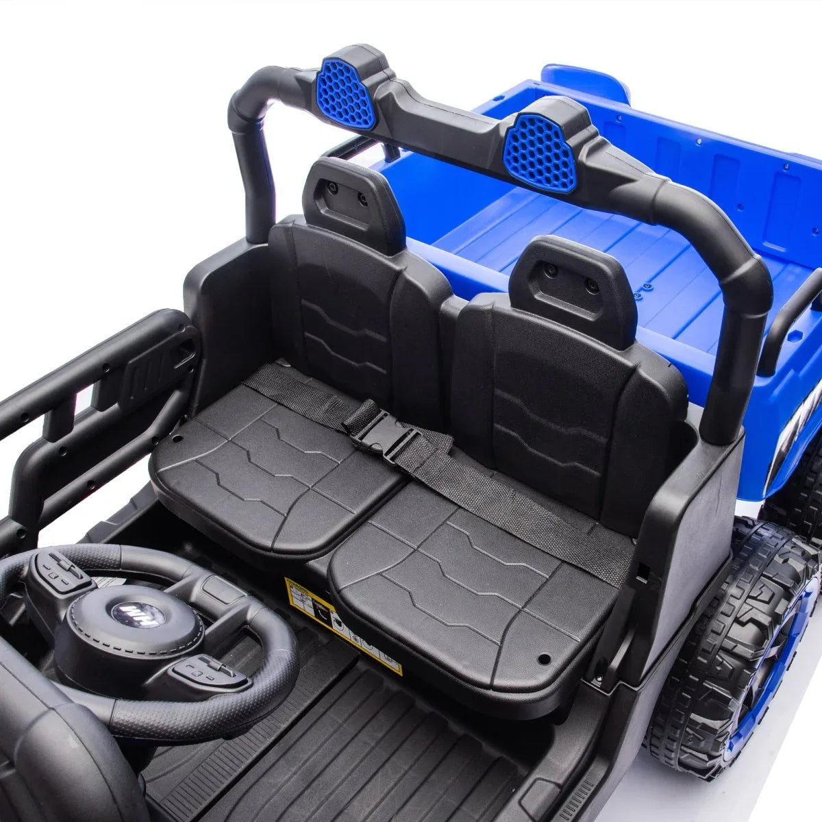 24-Inch Two-Seater 24V Kids Ride-On Electric Dump Truck - Omega Lifestyles