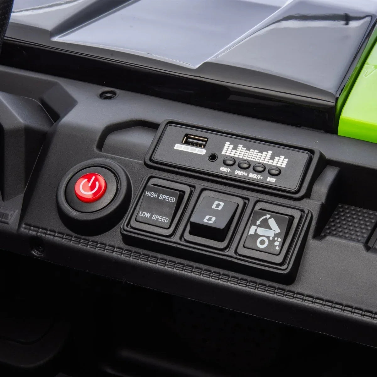 24V Two-Seater Kids Electric Ride-On Dump Truck - Omega Lifestyles