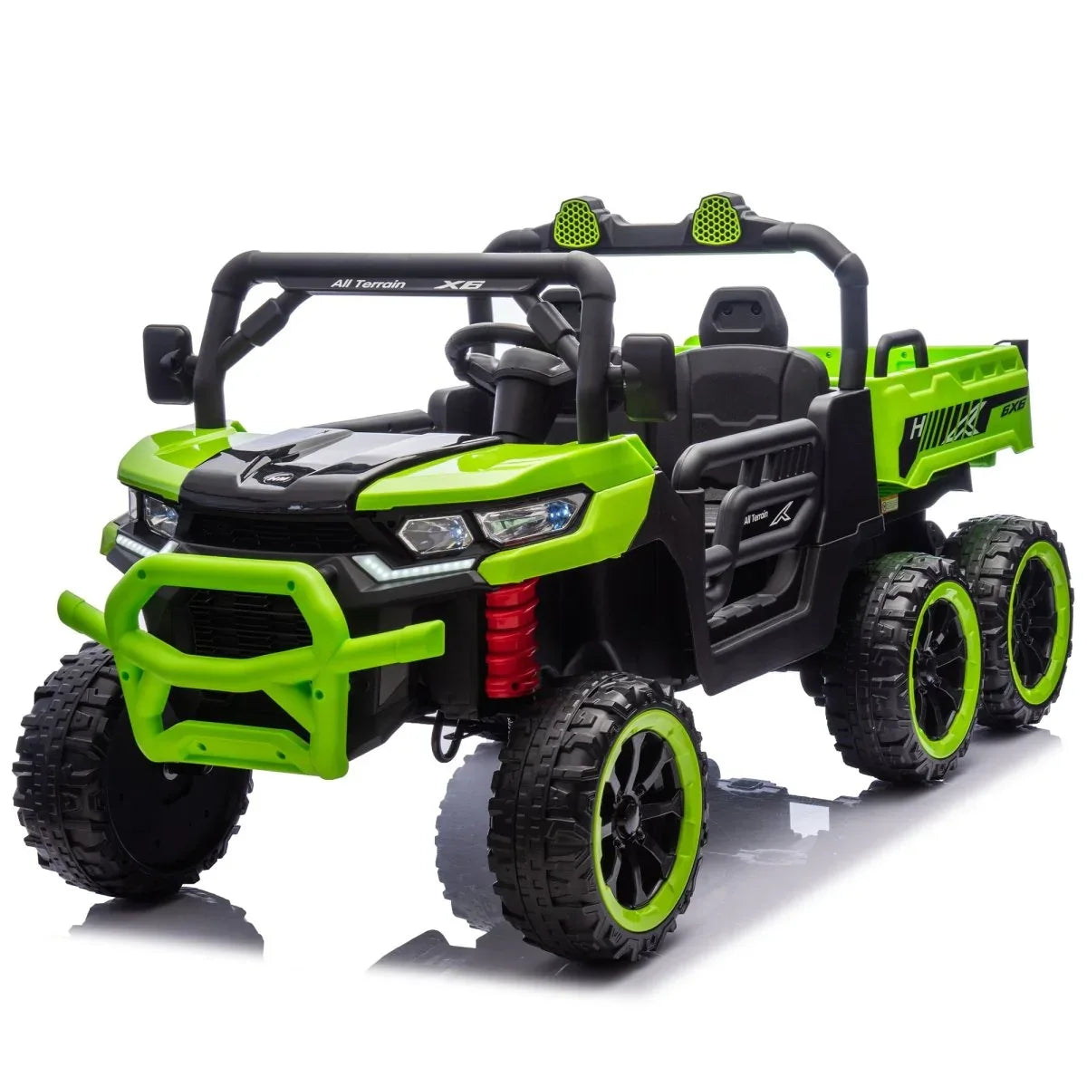 24V Two-Seater Kids Electric Ride-On Dump Truck - Omega Lifestyles