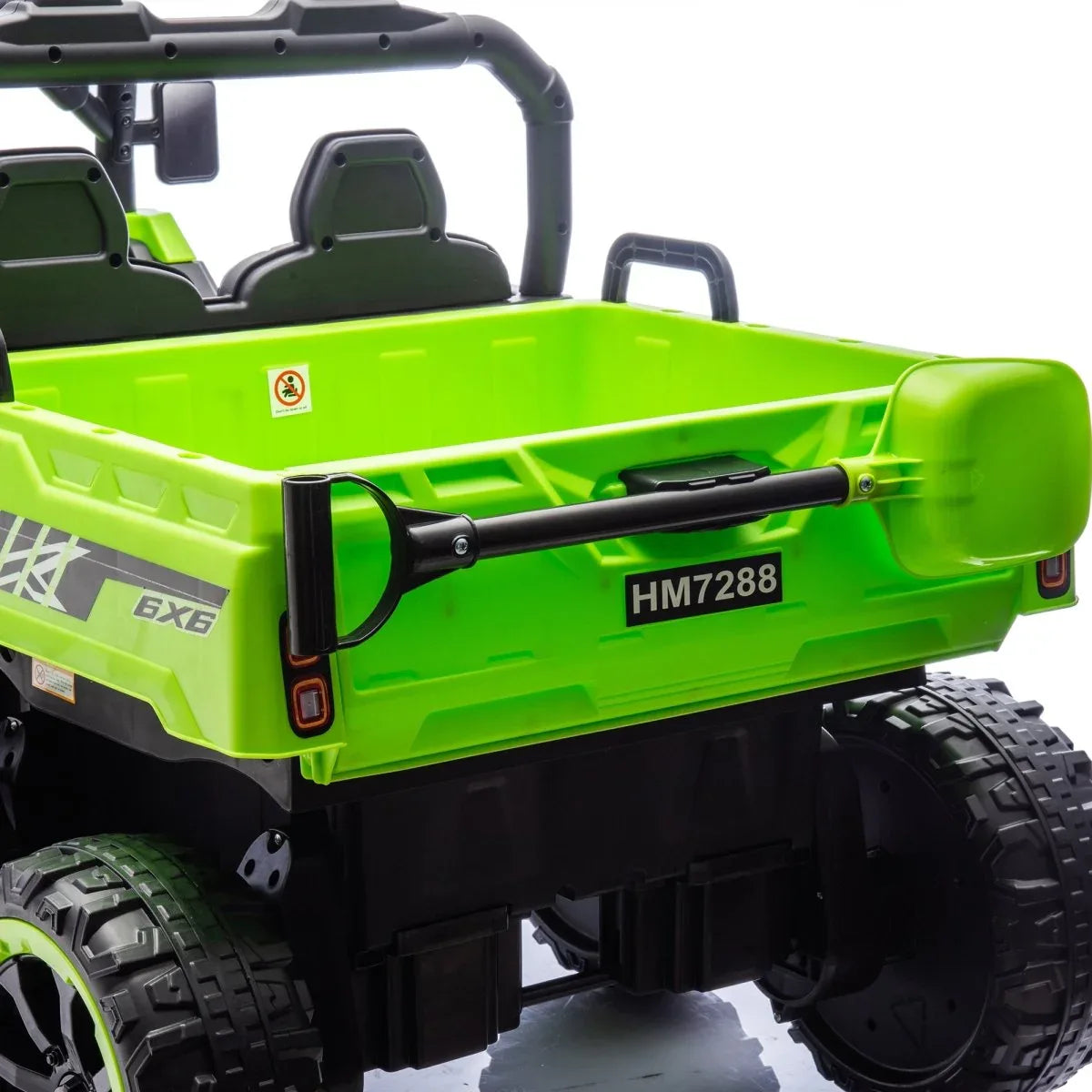 24V Two-Seater Kids Electric Ride-On Dump Truck - Omega Lifestyles