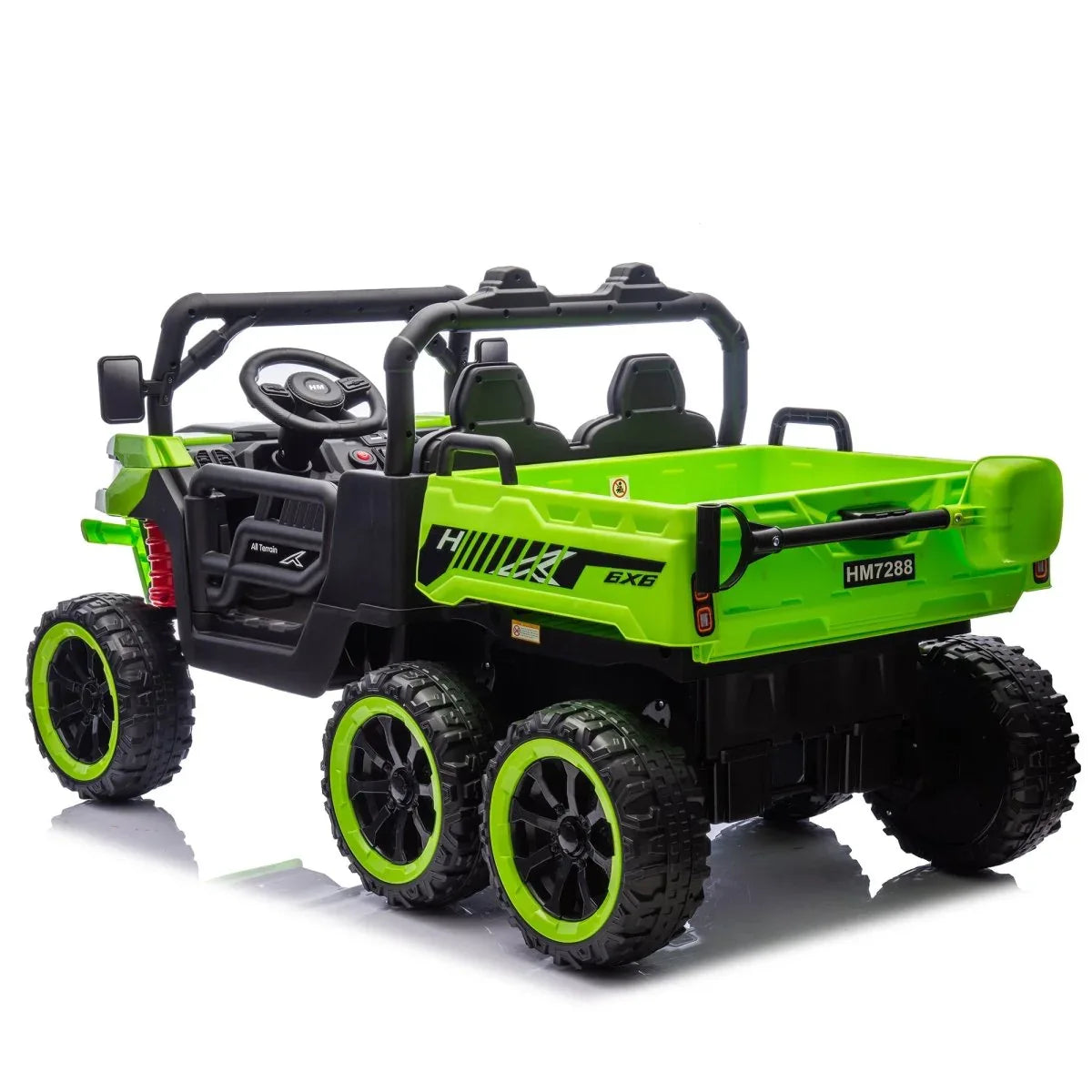 24V Two-Seater Kids Electric Ride-On Dump Truck - Omega Lifestyles