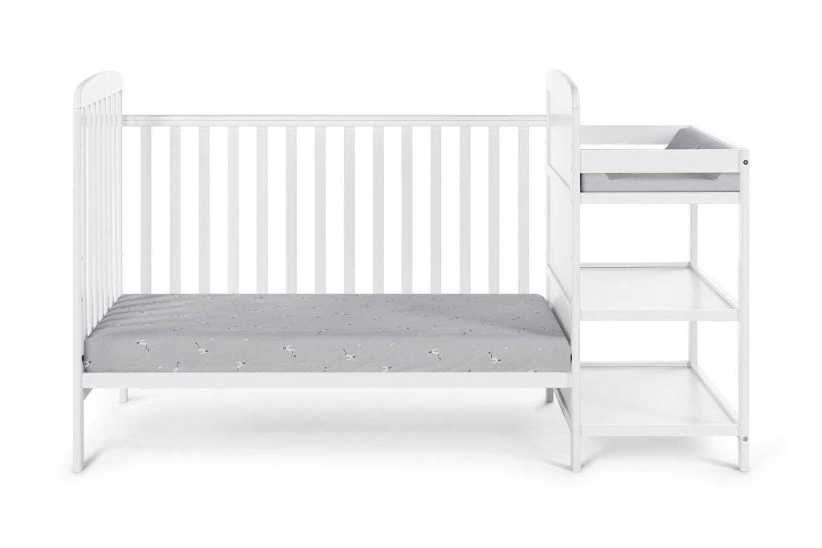 3-in-1 Convertible Solid Wood Crib And Changing Table - Sleep Galleria