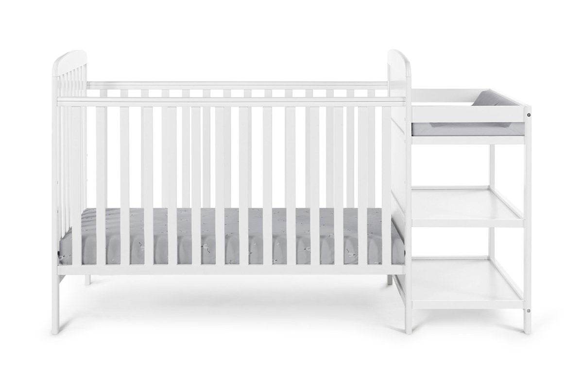 3-in-1 Convertible Solid Wood Crib And Changing Table - Sleep Galleria