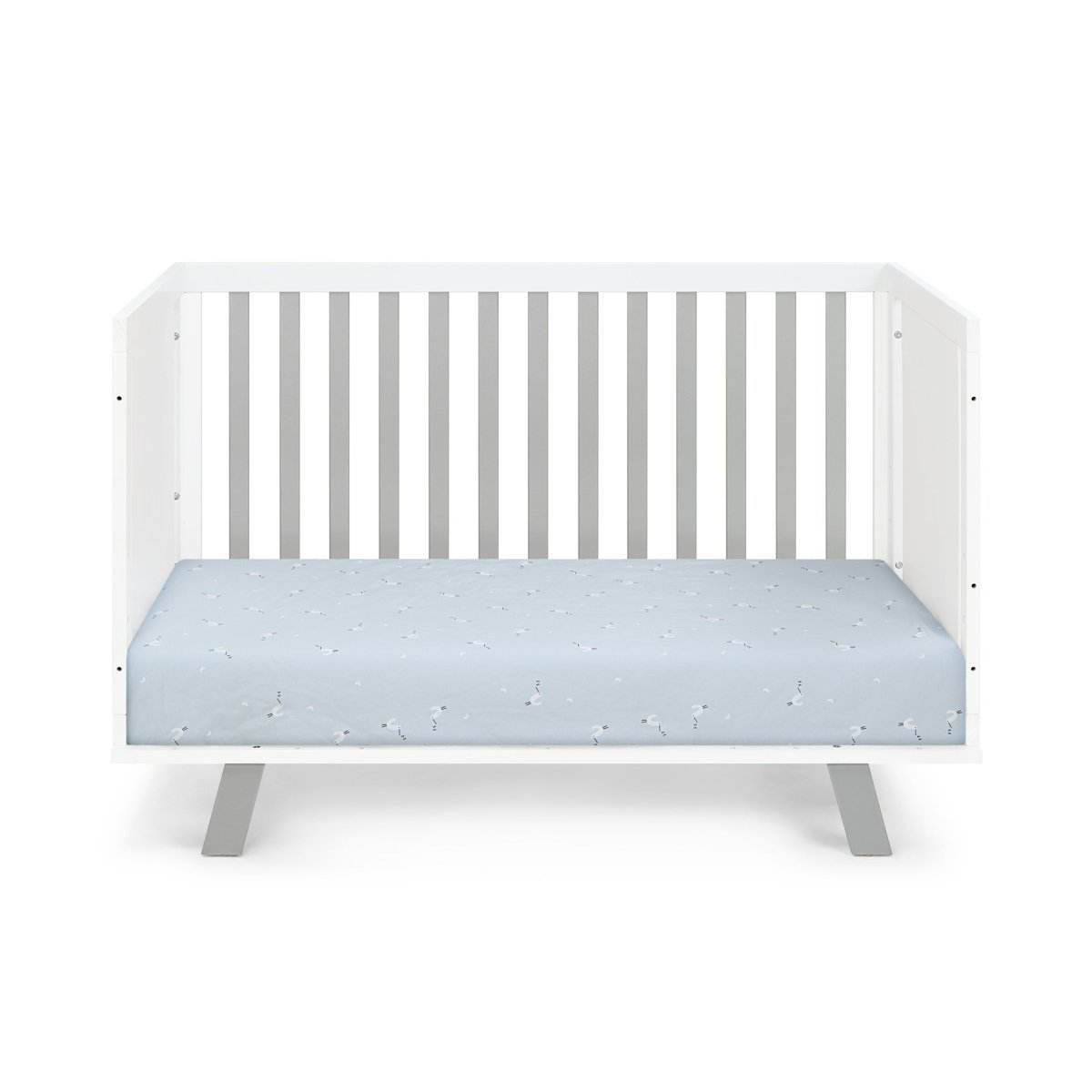3-in-1 Convertible Solid Wood Island Crib - Sleep Galleria