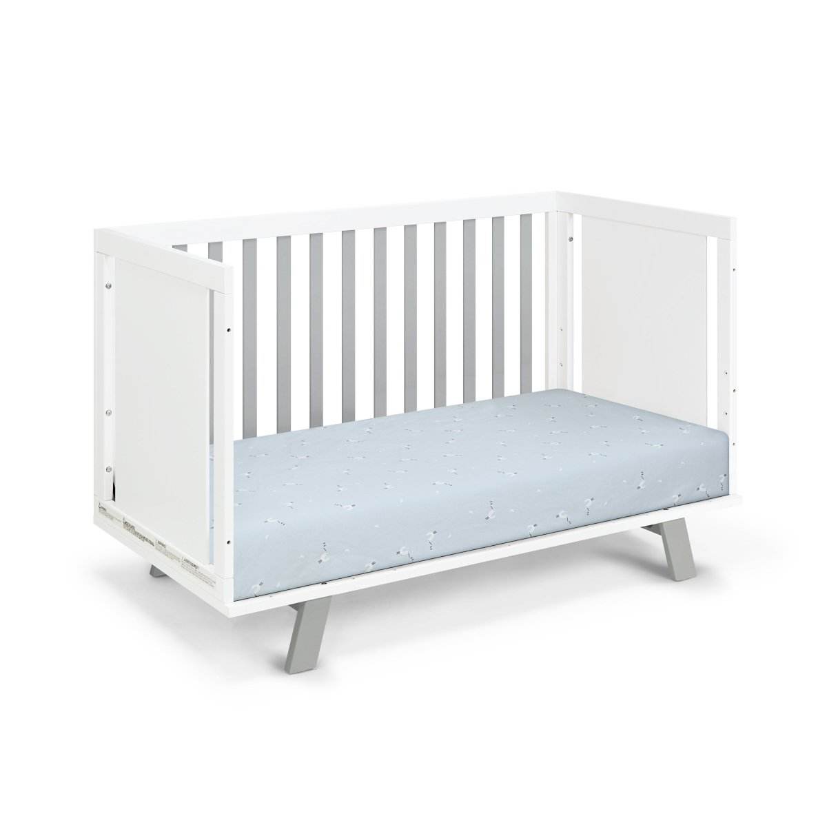 3-in-1 Convertible Solid Wood Island Crib - Sleep Galleria