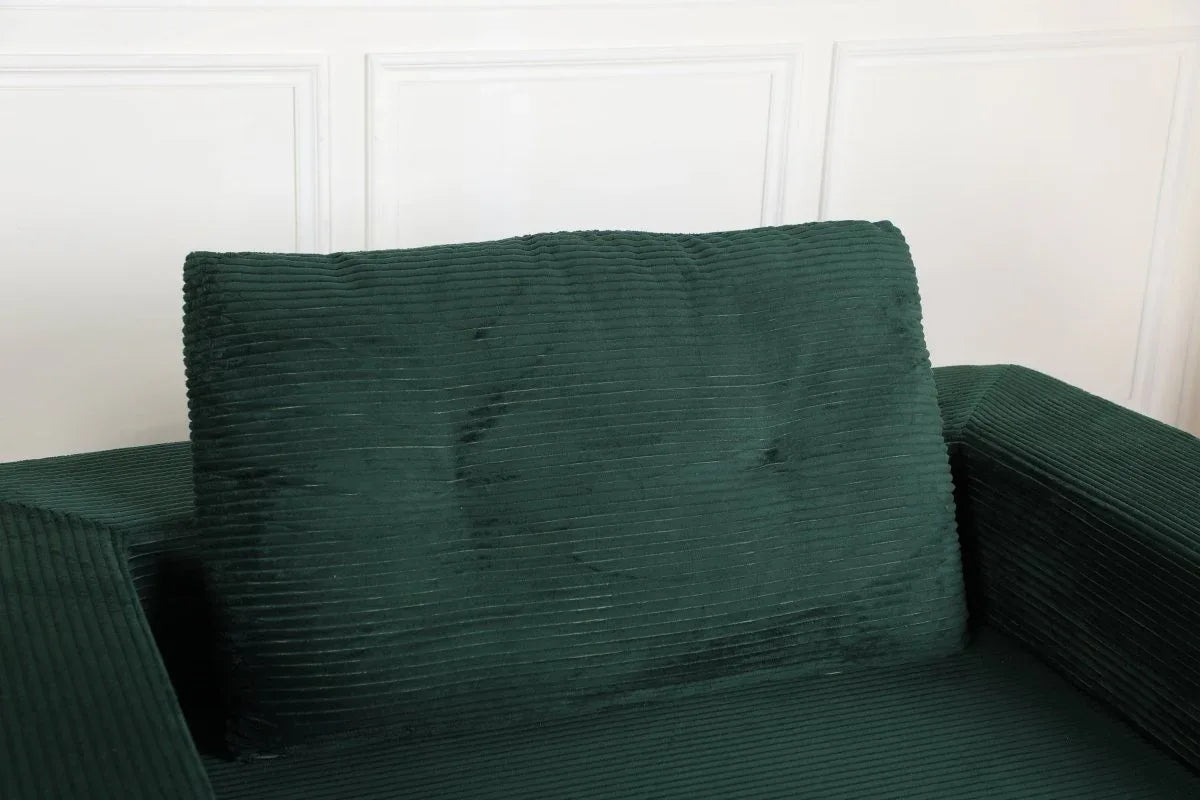 3-in-1 Corduroy Memory Foam Folding Sofa Bed - Omega Lifestyles