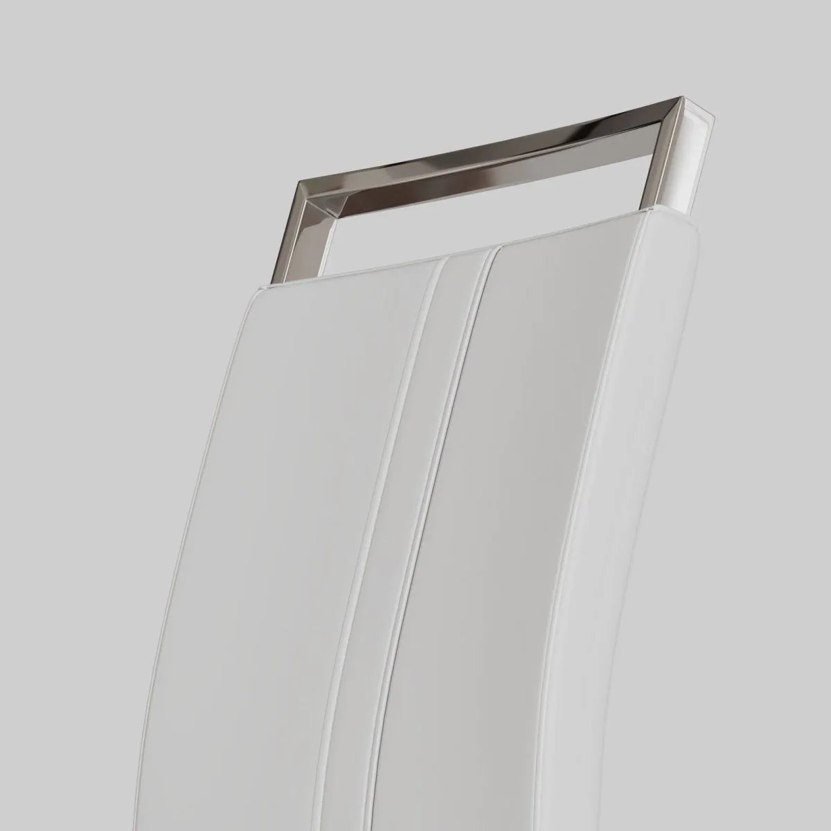 7-Piece Cream MDF Dining Table And Armless PU Chair Set - Omega Lifestyles