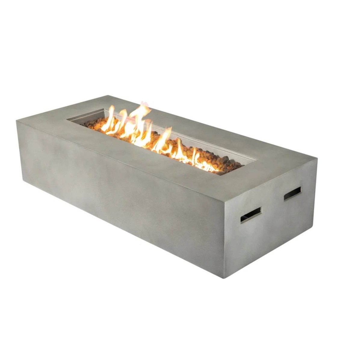 9 - Piece Outdoor Patio Seating Set With Fire Pit and Cushions - Serenova - Omega Lifestyles