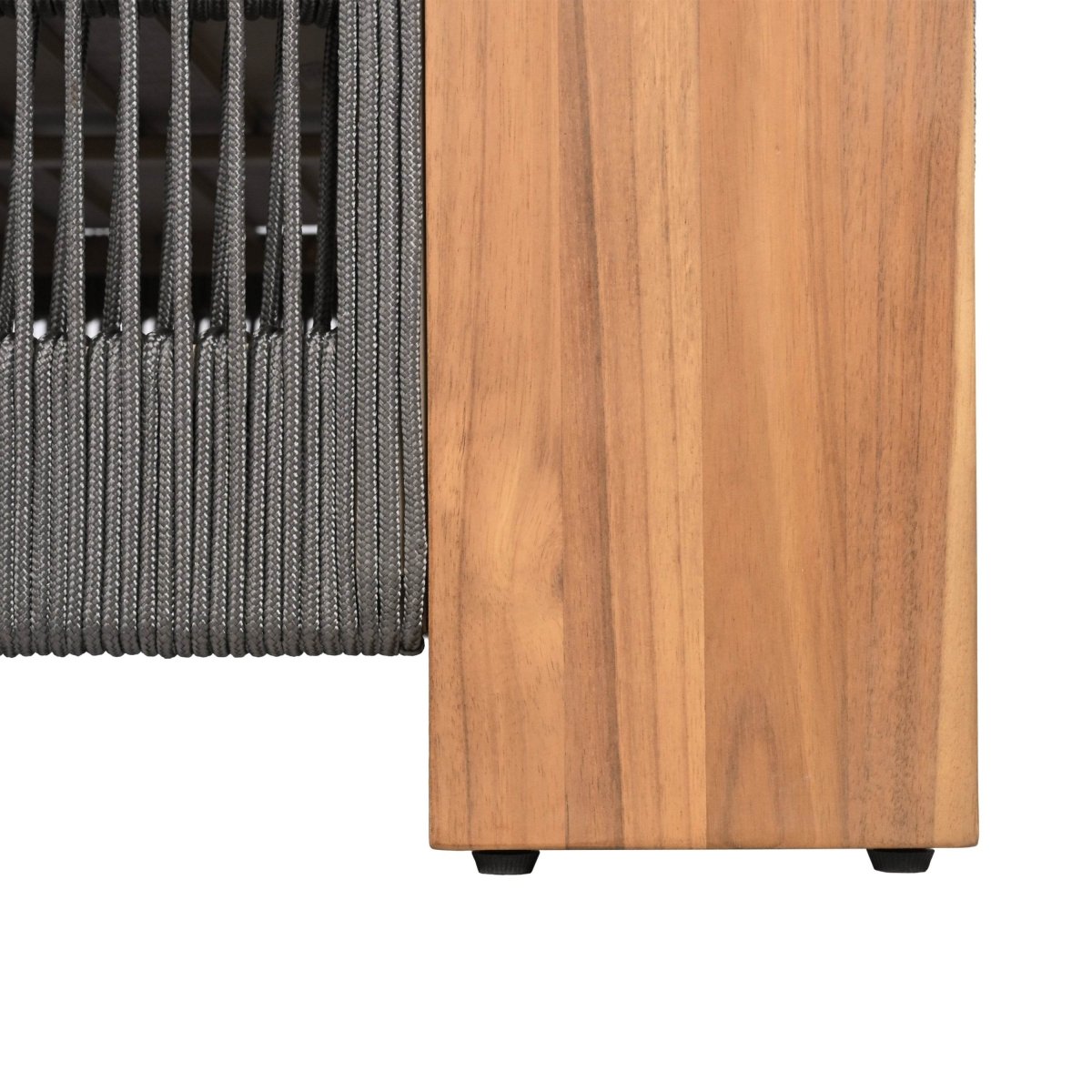 Adjustable Acacia Wood Outdoor Chaise Lounge Chair With Cushion - Sleep Galleria