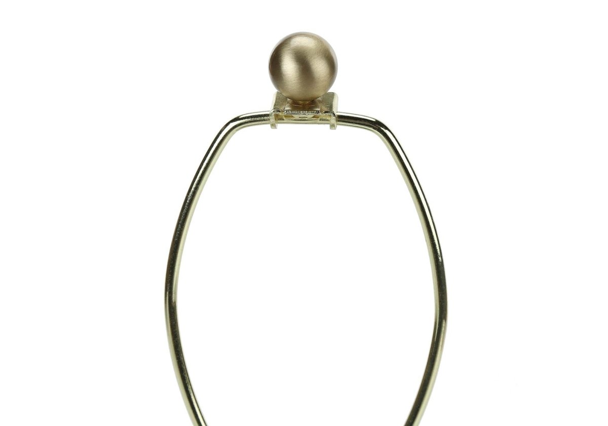 Art Deco Ceramic Table Lamp With Ivory Linen Shade - Sleep Galleria