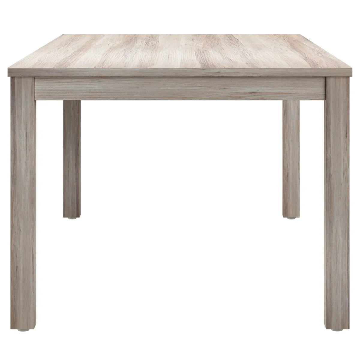 Beige Rectangular Wood Coffee Table With Straight Legs - Omega Lifestyles