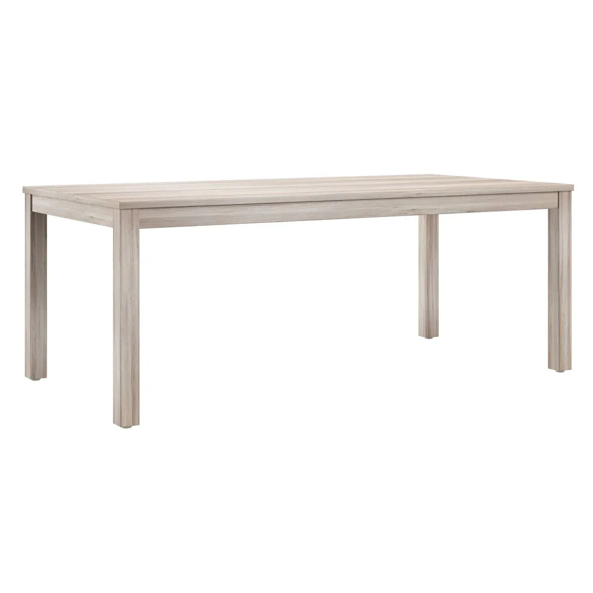 Beige Rectangular Wood Coffee Table With Straight Legs - Omega Lifestyles