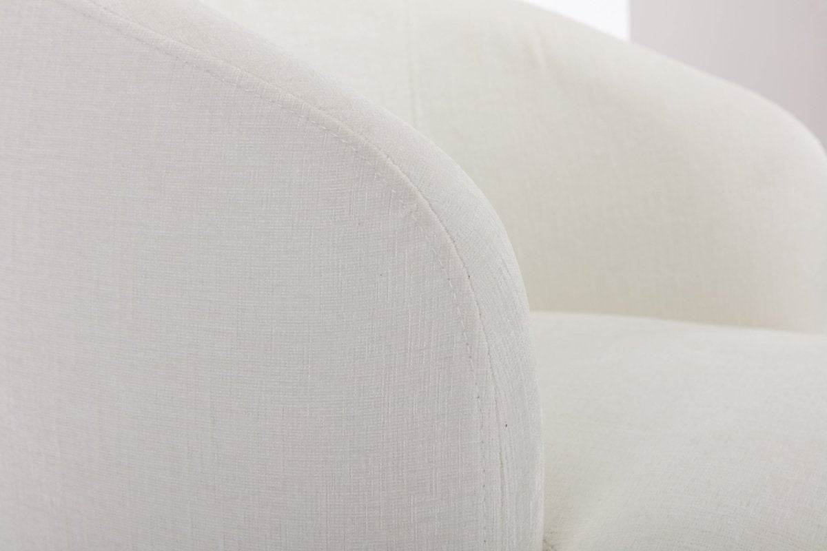 Chenille Fabric Upholstered Swivel Accent Armchair - Sleep Galleria