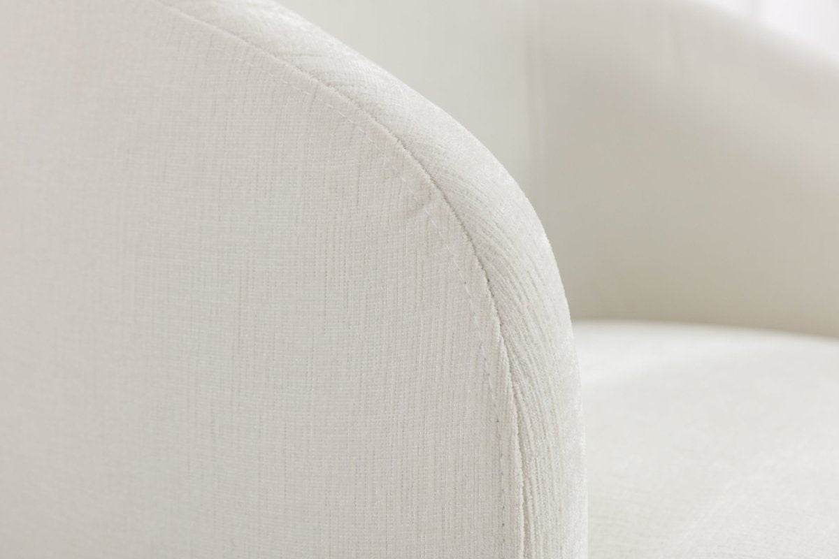 Chenille Fabric Upholstered Swivel Accent Armchair - Sleep Galleria