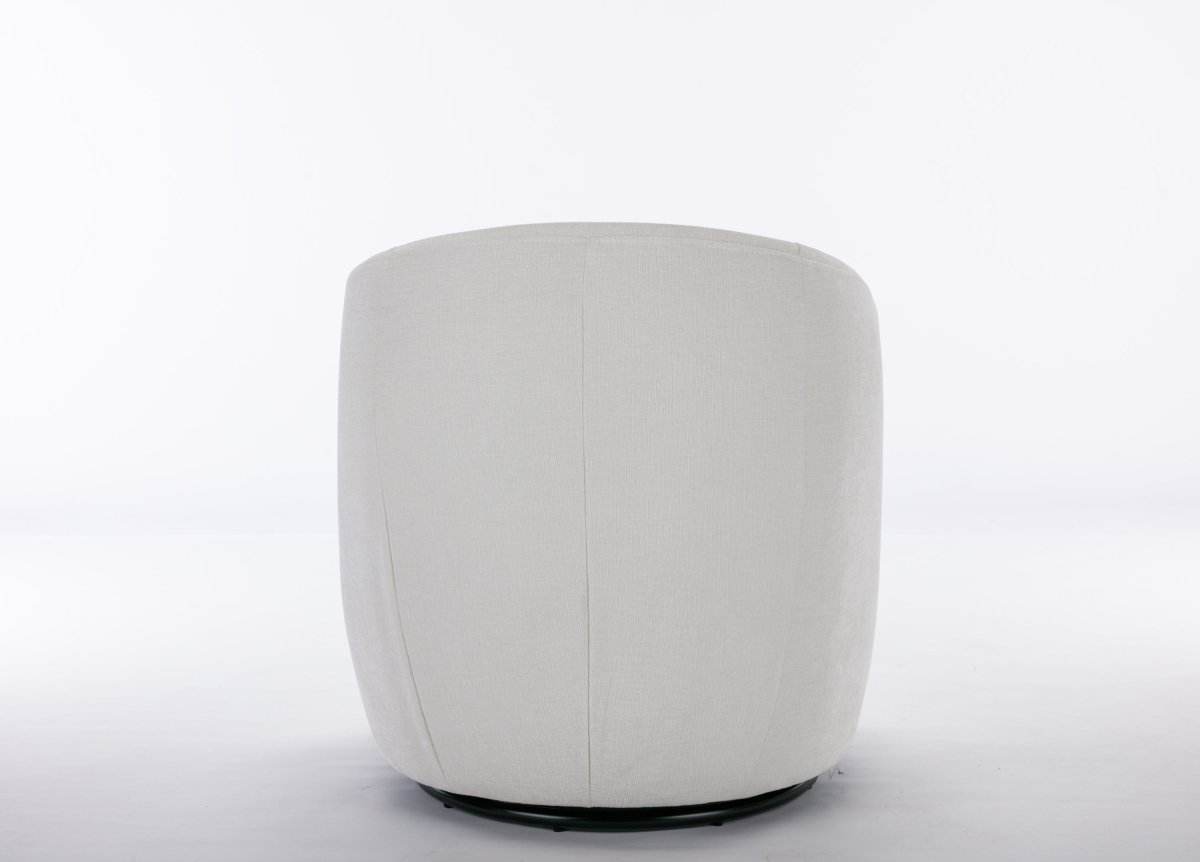 Chenille Fabric Upholstered Swivel Accent Armchair - Sleep Galleria