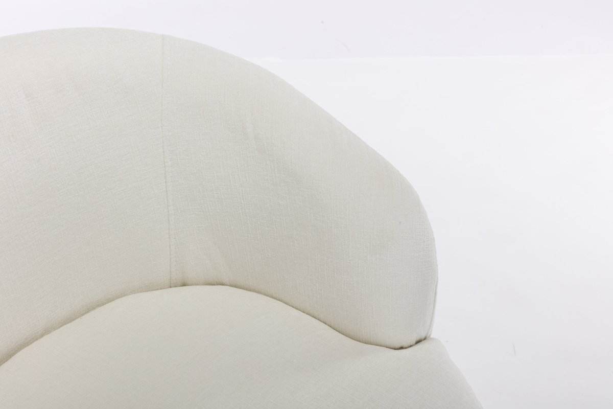 Chenille Fabric Upholstered Swivel Accent Armchair - Sleep Galleria