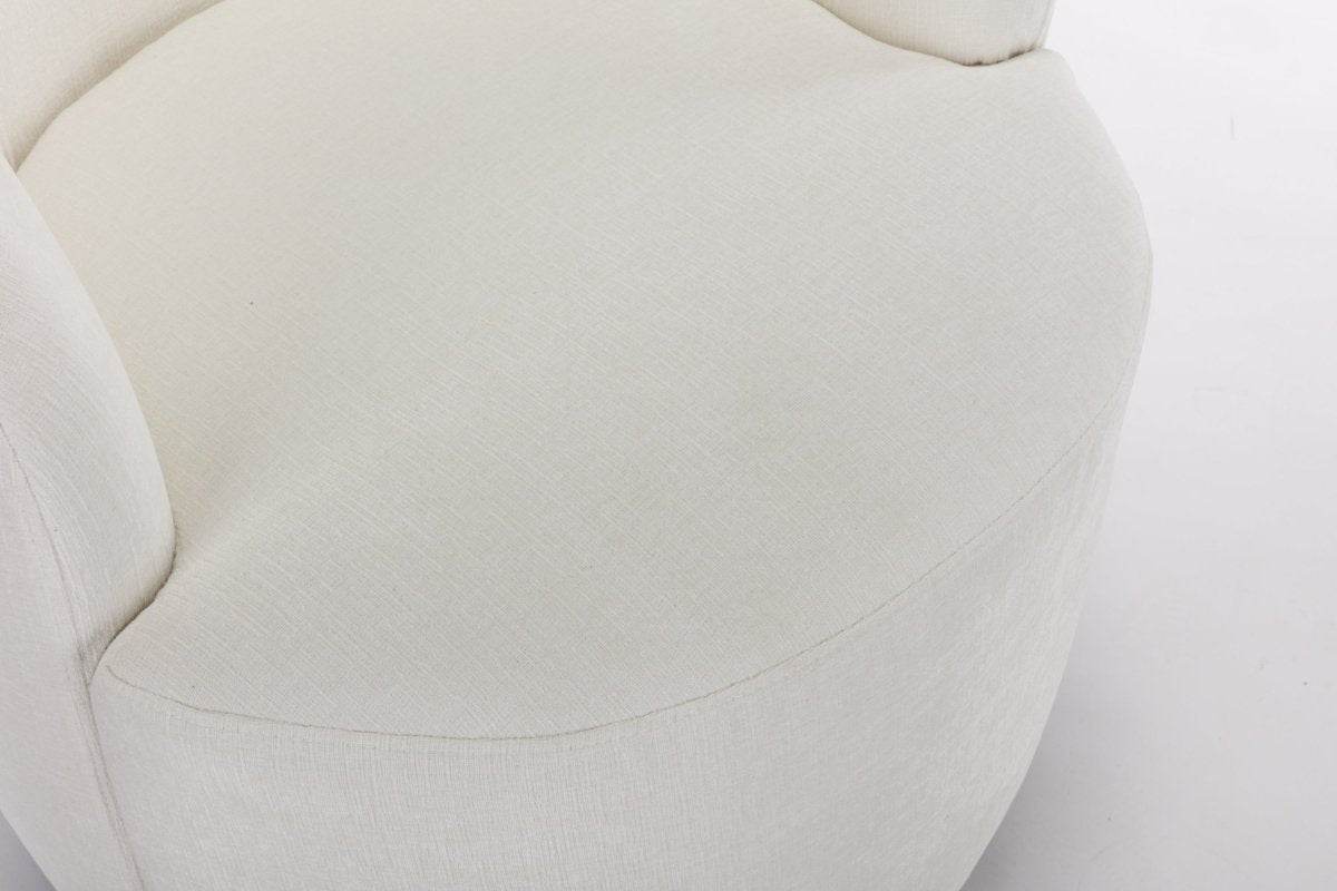 Chenille Fabric Upholstered Swivel Accent Armchair - Sleep Galleria