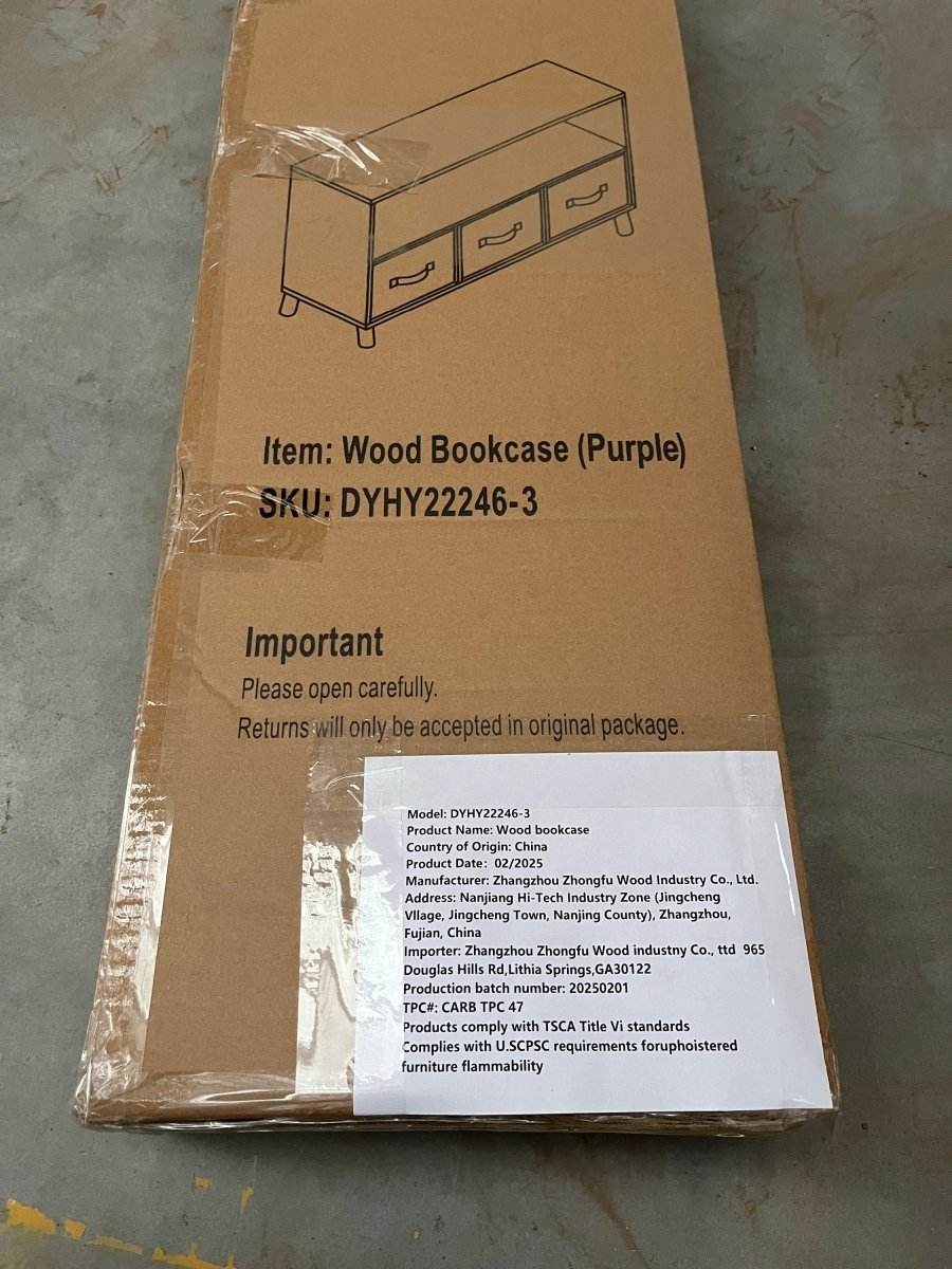 Children’s MDF Bookcase With Collapsible Fabric Drawers - Sleep Galleria