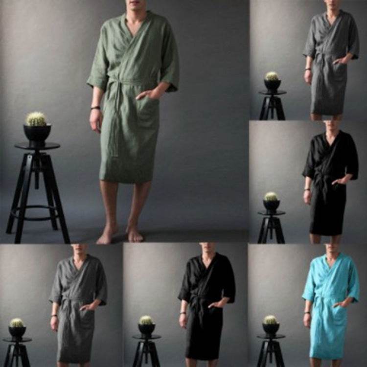 Comfortable Hemp Linen Pajama Shirt Sleepwear - Sleep Galleria