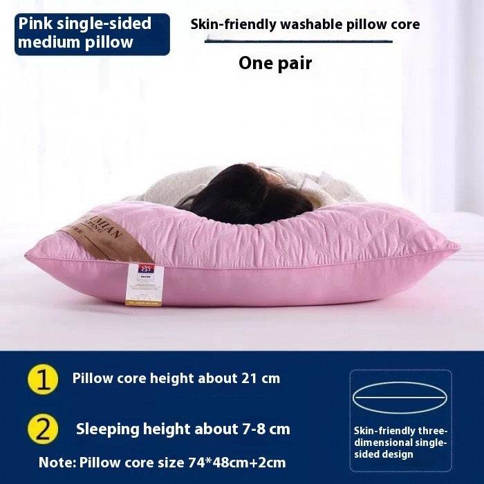 Comfortable Polyester Fiber Quilted Pillow Single Piece - Sleep Galleria