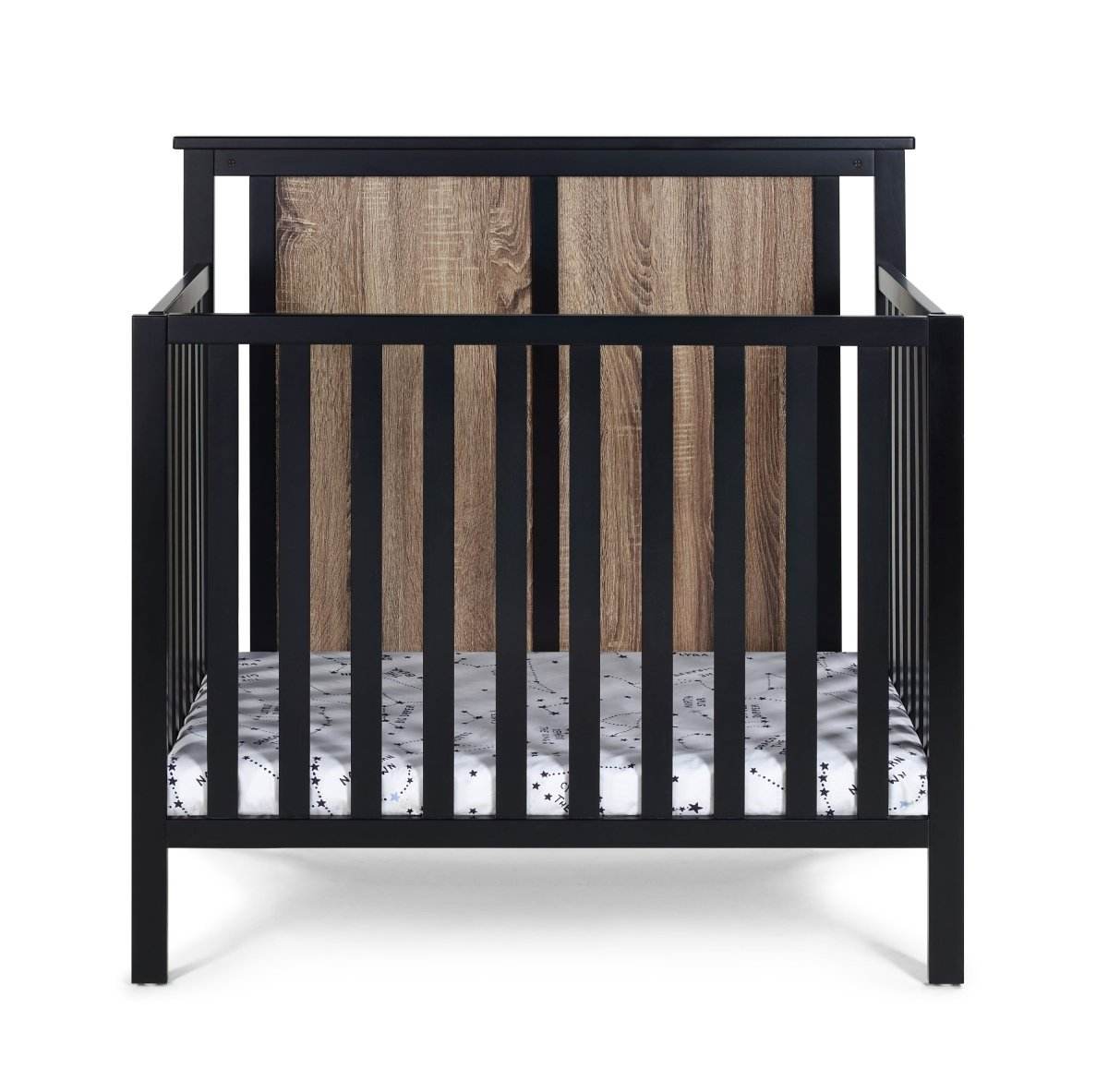 Connelly 3-in-1 Convertible Mini Wood Crib With Mattress Pad - Sleep Galleria