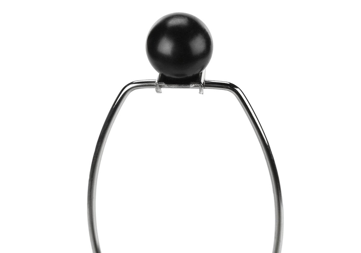 Contemporary 24-Inch Black Resin Table Lamp - Sleep Galleria