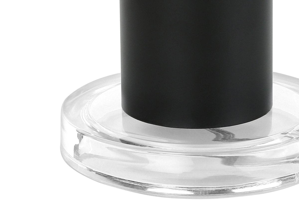 Contemporary Black Metal Acrylic Table Lamp - Sleep Galleria