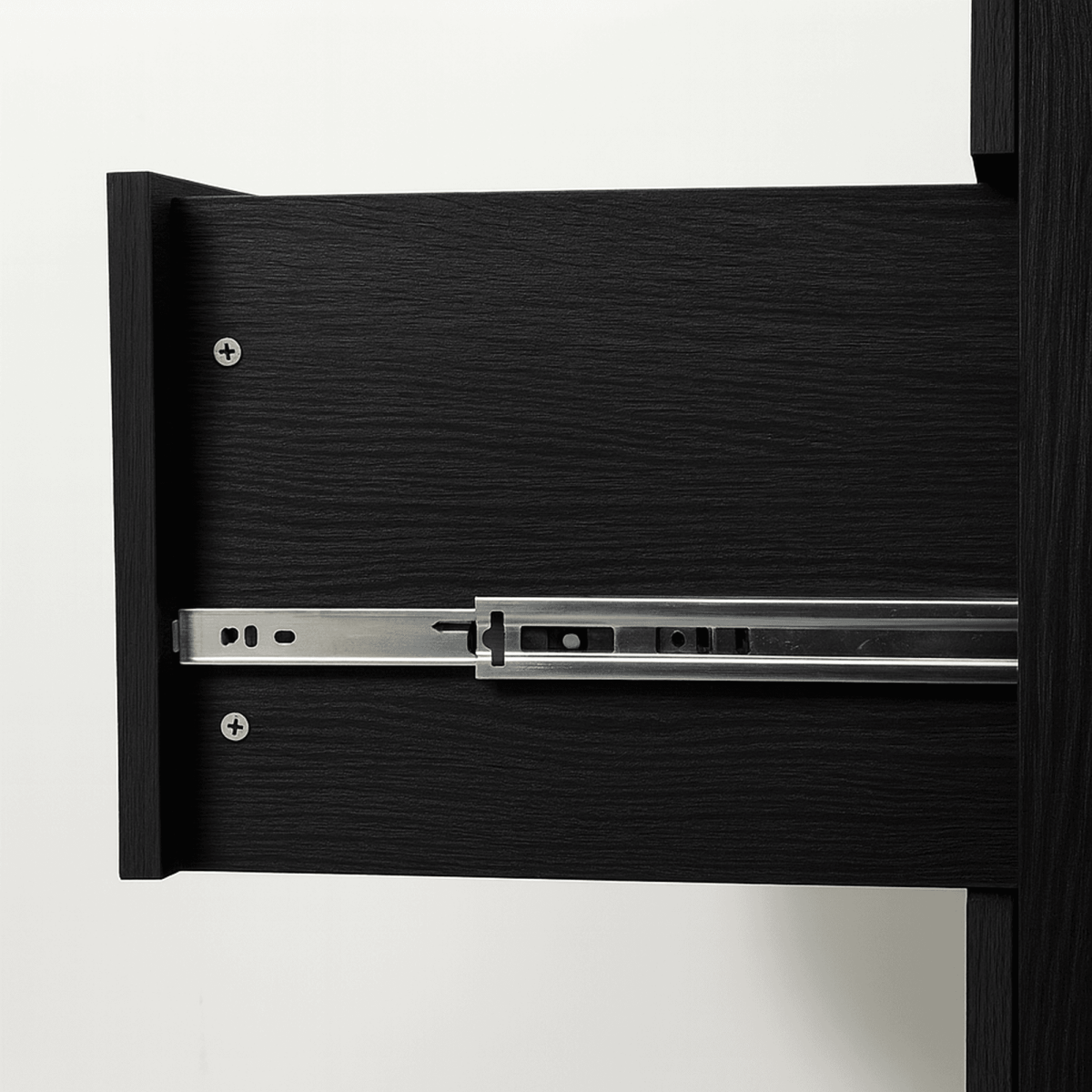 Contemporary Black Wood 3 - Drawer Modular Chest - Serenova - Omega Lifestyles