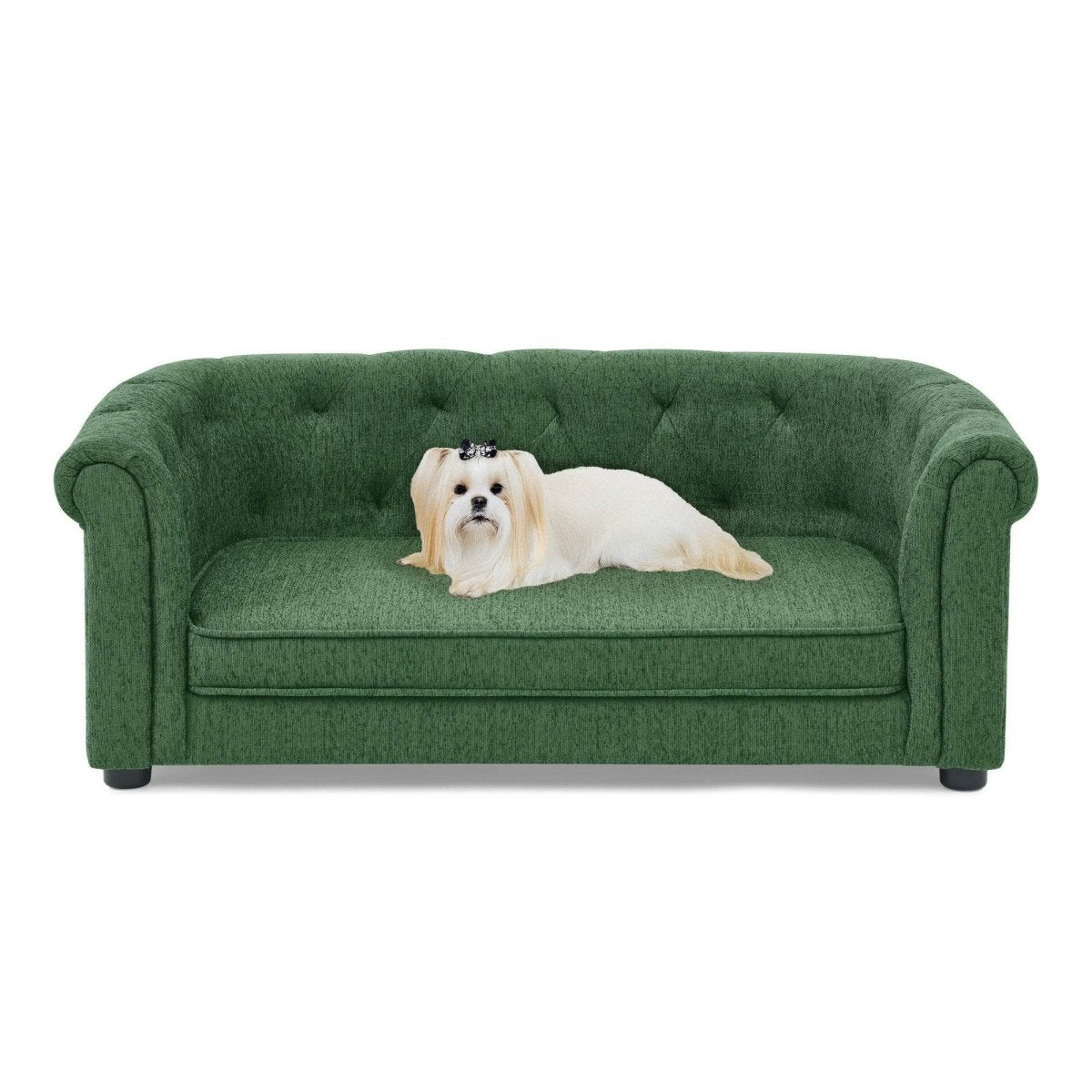 Contemporary Breathable Linen Foam Pet Sofa - Omega Lifestyles