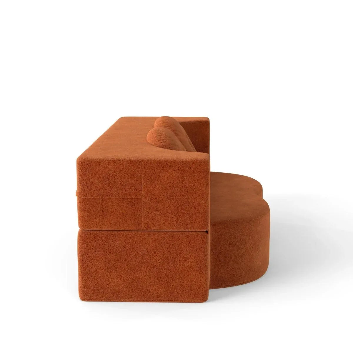 Convertible Soft Foam-Filled Plush Polyester Sofa Bed - Omega Lifestyles