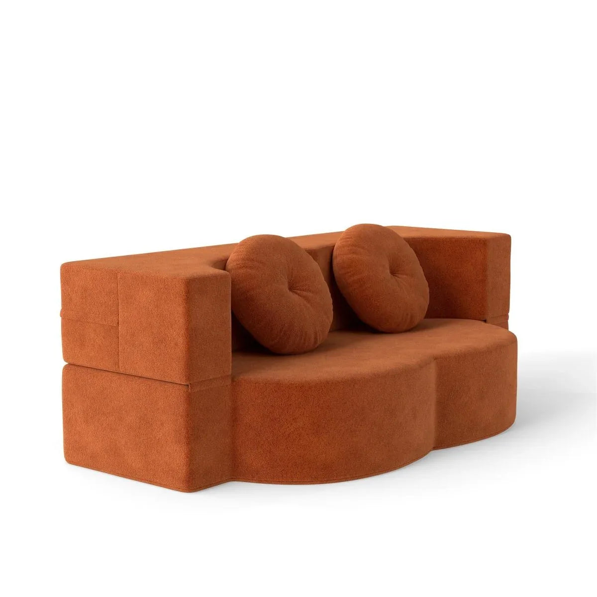 Convertible Soft Foam-Filled Plush Polyester Sofa Bed - Omega Lifestyles