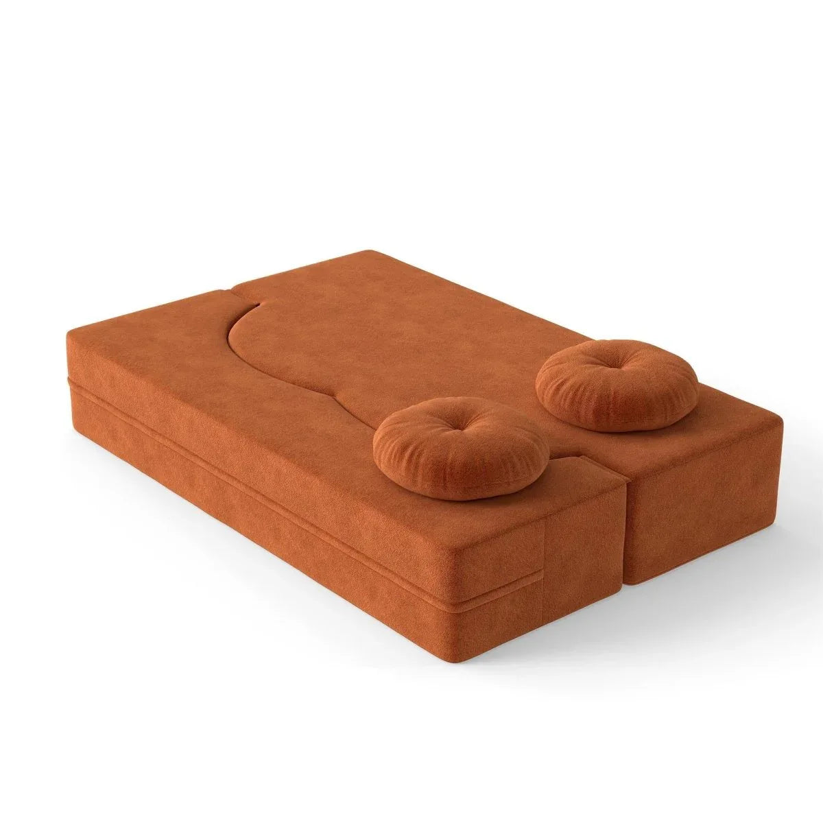 Convertible Soft Foam-Filled Plush Polyester Sofa Bed - Omega Lifestyles