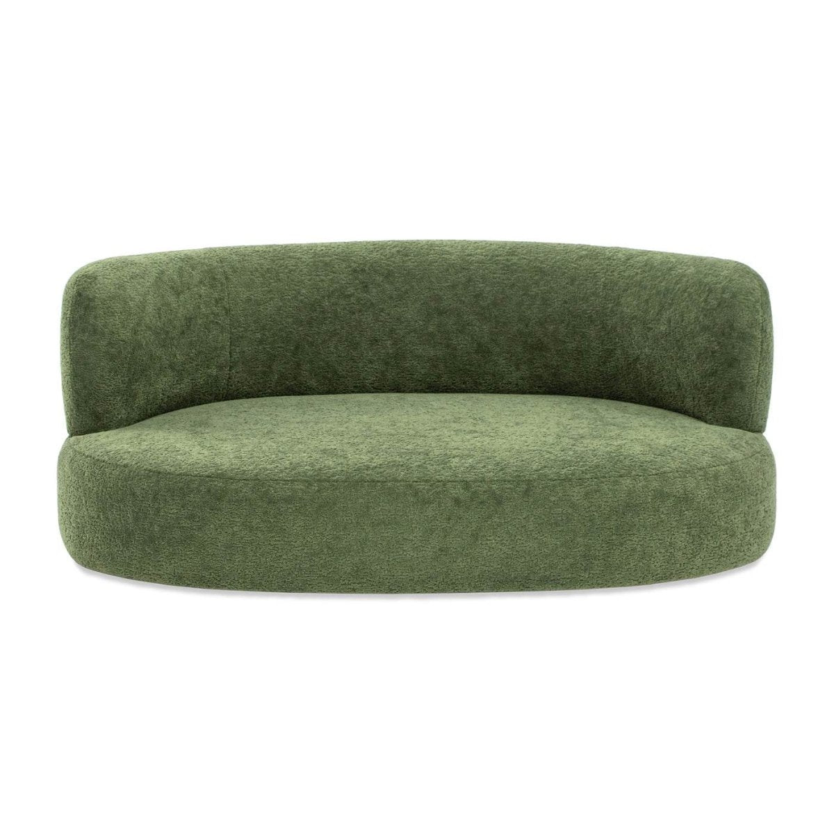 Curved Fleeced Teddy Upholstered Pet Sofa Bed - Sleep Galleria