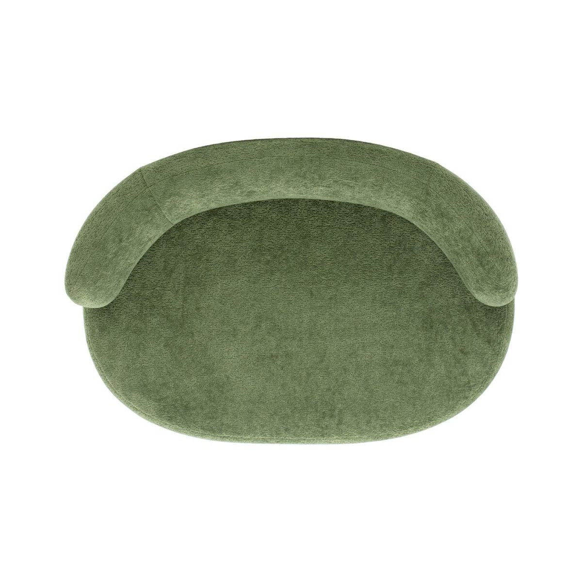 Curved Fleeced Teddy Upholstered Pet Sofa Bed - Sleep Galleria