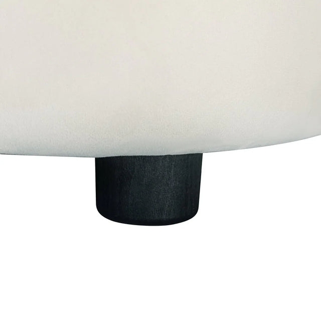 Curved Velvet 3-Seat Contemporary Sofa - Omega Lifestyles