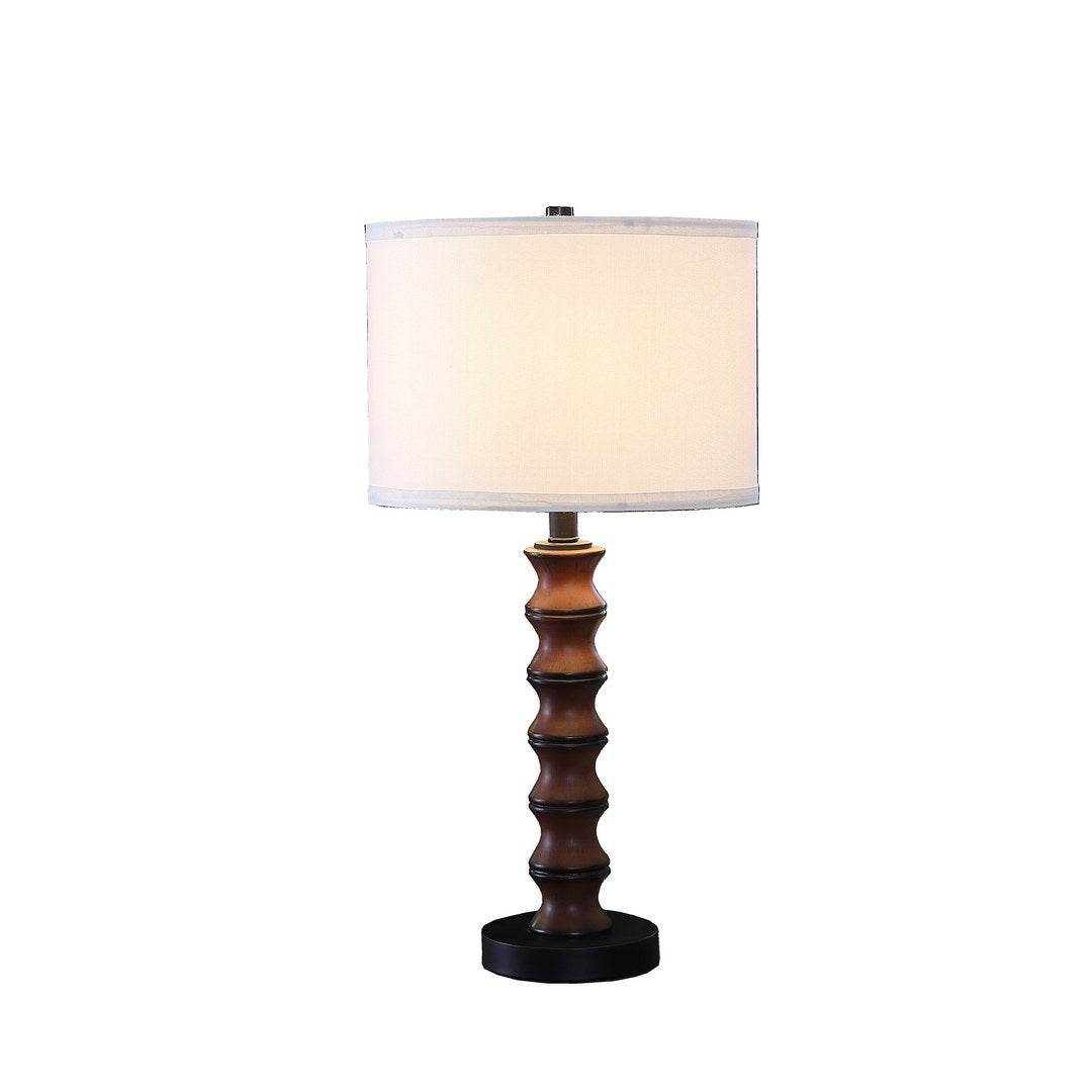 Dark Cherry Polyresin Modern Coastal Table Lamp - Sleep Galleria