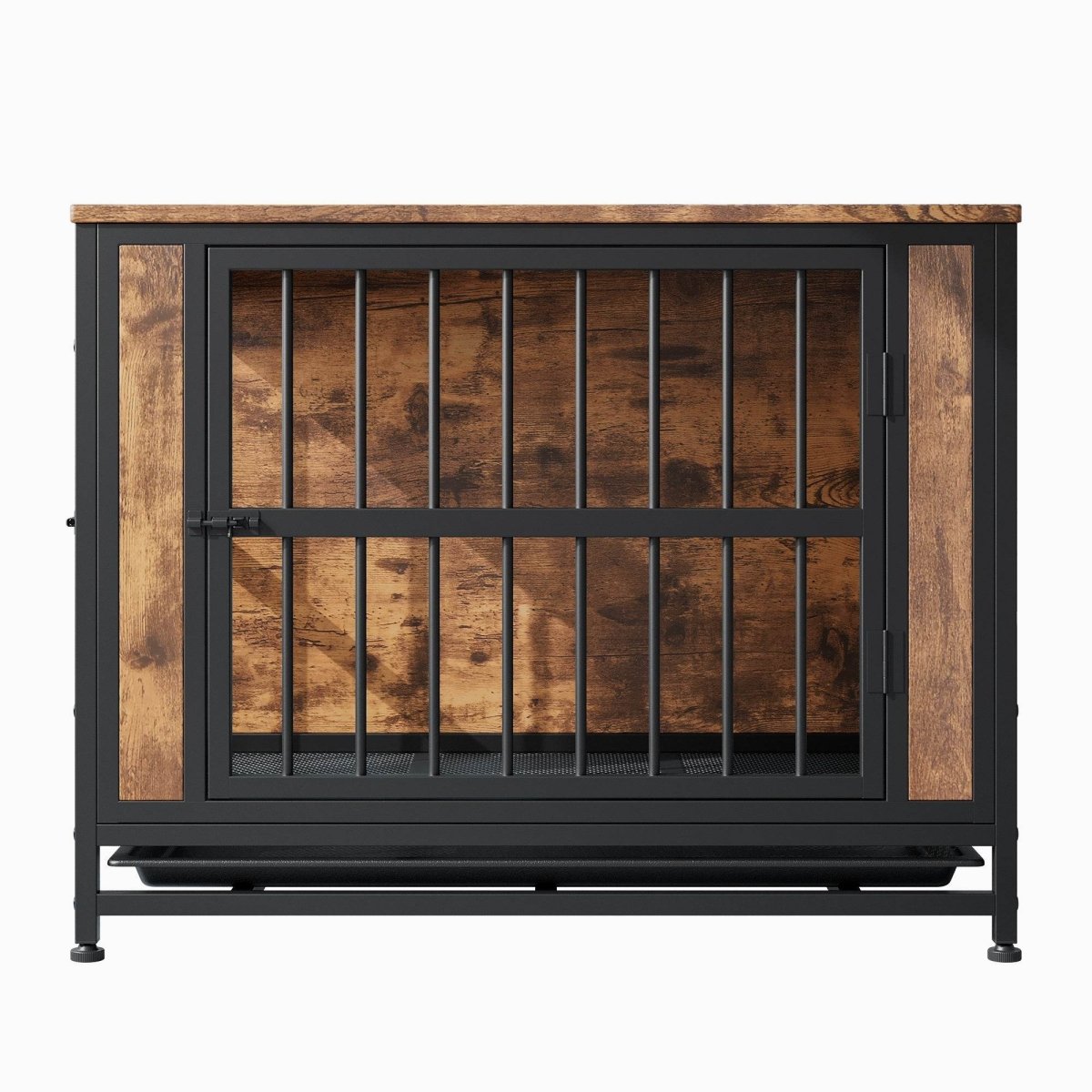 Decorative MDF Metal Dog Crate Furniture With Cushion - Sleep Galleria