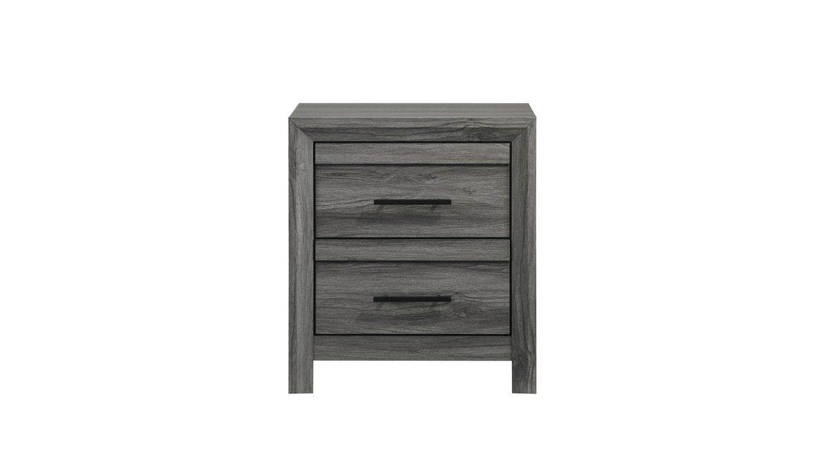 Denver Modern 5-Piece Full Gray Wood Bedroom Set - Sleep Galleria