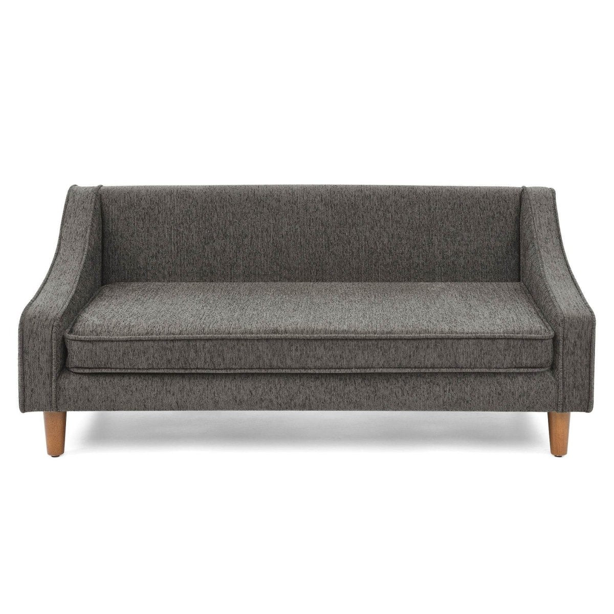 Durable Elevated Modern Linen Foam Dog Sofa Bed - Omega Lifestyles