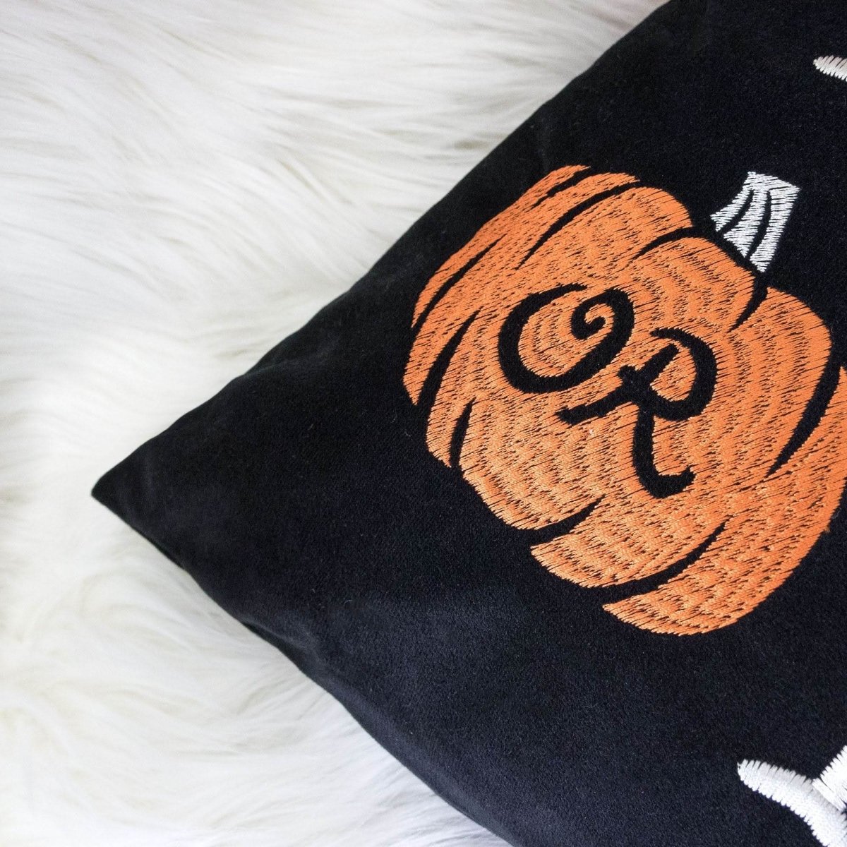 Embroidered Trick Or Treat Halloween Lumbar Pillow - Serenova - Omega Lifestyles