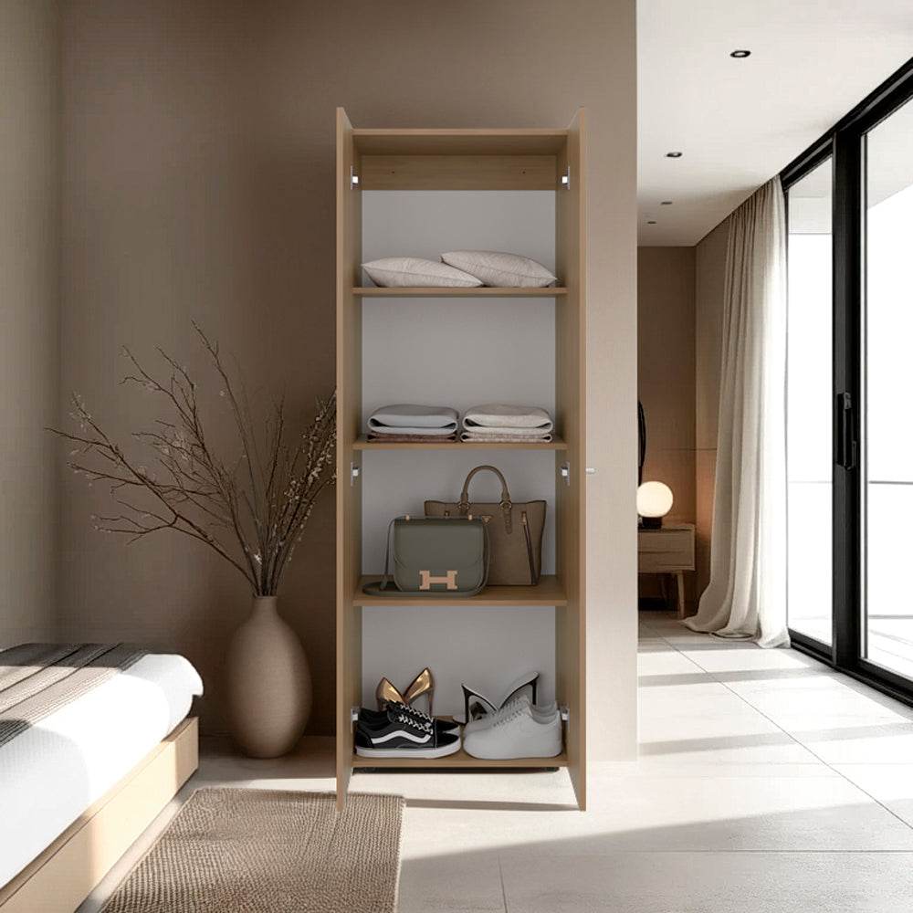 Engineered Wood Modular Bedroom Storage Closet System - Serenova - Omega Lifestyles