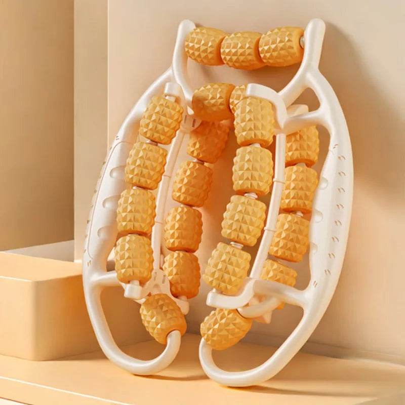 Ergonomic 28-Wheel Deep Tissue Leg Roller Massager - Sleep Galleria