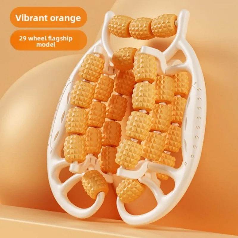 Ergonomic 28-Wheel Deep Tissue Leg Roller Massager - Sleep Galleria