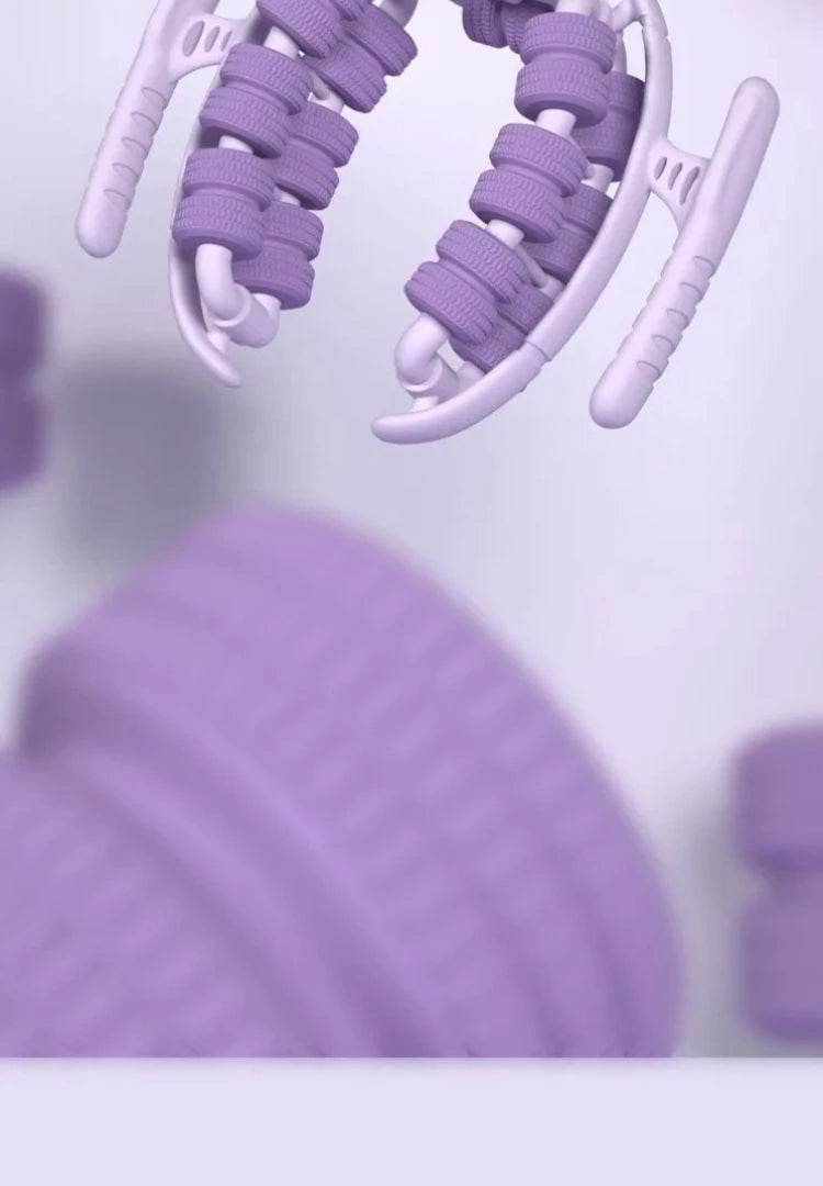 Ergonomic 28-Wheel Deep Tissue Leg Roller Massager - Sleep Galleria