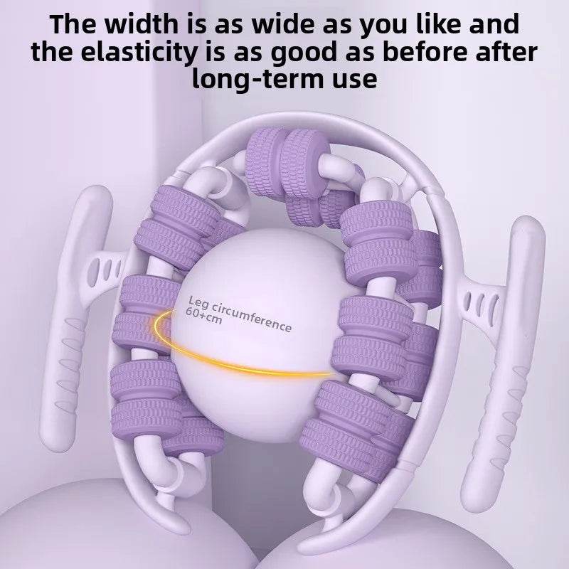 Ergonomic 28-Wheel Deep Tissue Leg Roller Massager - Sleep Galleria