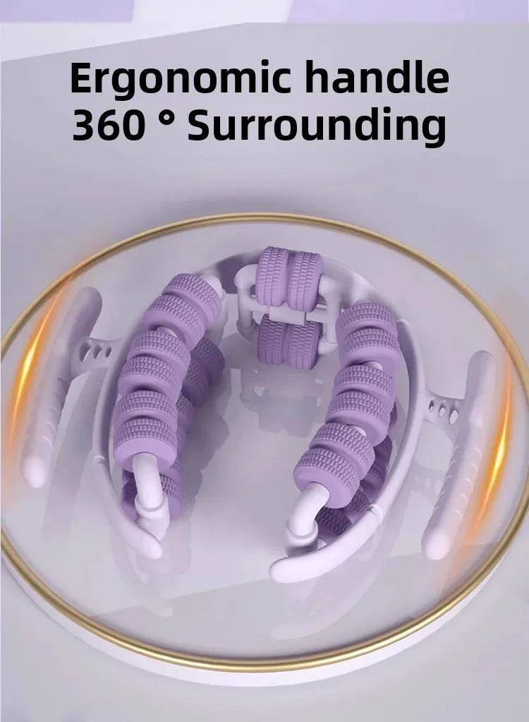 Ergonomic 28-Wheel Deep Tissue Leg Roller Massager - Sleep Galleria