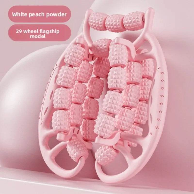 Ergonomic 28-Wheel Deep Tissue Leg Roller Massager - Sleep Galleria